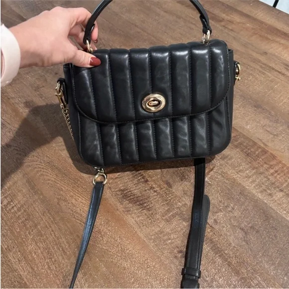 Coach Marlie top handle quilted crossbody - Picture 2 of 5